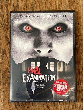 Final Examination 2003 Movie DVD Horror Kari Wuhrer Brent Huff Pre-Owned